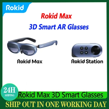 Varastossa Rokid Max 3D Smart AR Lasit Rokid Station Pelin Katselu Apple Huawei Ennustetaan Näytön Puhelimen VR All-in-One