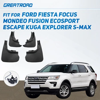 Roiskeläpät Ford Fiesta Focus Mondeo Fusion Ecosport Kuga Paeta Explorer S-Max Roiskeläppien Splash Vartijat Lokasuoja Lokasuojat
