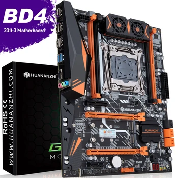 HUANANZHI X99 BD4 Emolevy LGA 2011-3 Kaikki Sarjan DDR4 RECC128GB M. 2 PCI-E NVME NGFF ATX Server Emolevyn