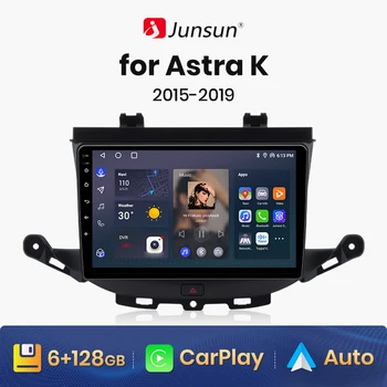 Junsun V1 AI Ääni Langaton CarPlay Android Auto-Radio Opel Astra K 2015-2019 4G-Auton Multimedia-GPS 2din autoradio