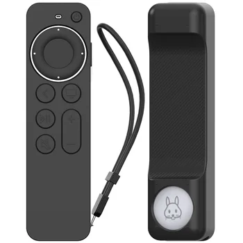 2022New Apple TV Apple Remote-kauko-Ohjaus Silikoni Protector vyö AirTag Raita Anti slip-ja Anti-pudota Tapauksessa Siri Remote 2&3