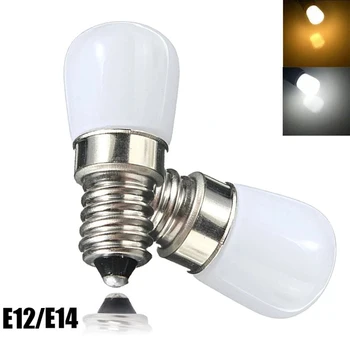 Mini LED-Lamput E14/E12 Jääkaappi Lamput 220V Jääkaappi-Lamppu Lamput Ruuvi Lamppu Jääkaapissa vitriinit