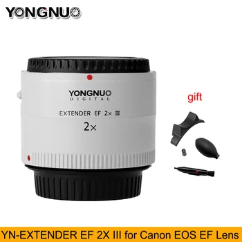 Yongnuo YN-2.0 X III PRO 2x Telejatke Objektiivi Extender Auto Focus Mount Linssi Canon EOS EF Kameran Linssi