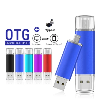 Yli 10kpl Ilmainen Muokata Muisti Levy Flash-USB Pendrives OTG USB 2.0-Värikäs Clef USB-64 GT 32 GT 16 GT 8 GT Valokuvaus Lahjoja