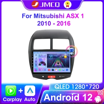 JMCQ 2 Din Carplay Android-12 Auton Radio Multimedia Video-Soitin, Mitsubishi ASX 1 2010 - 2016 Navigointi GPS-4G-Head Unit