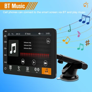 Universal 7 tuuman Auton Radio Multimedia Video-Soitin Langaton Carplay Langaton GPS-Navigointi Apple Android Auto Touch-Näyttö