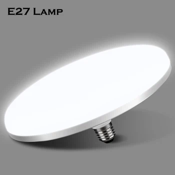 LED-Lamppu E27 Led-Lamppu Super Kirkas 12W 15W 20W 30W 50W 220V UFO Led-Valot Sisäuima-Lämmin Valkoinen Valaistus, Pöytä Valaisimet Autotalli Valo