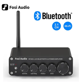 Uusin Fosi Audio BT30D Bluetooth-Ääni Vahvistin 2.1-Kanavainen Basso-ja Treble Valvonta-Amp Audio Subwoofer 100W + 50W x2