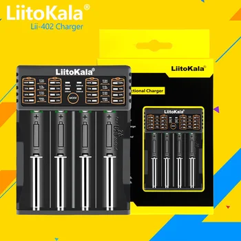 1-5KPL LiitoKala Lii-402 18650 Smart Battery Charger 1.2 V 3.7 V-3.2 V 3.85 V 26650 18350 18500 17500 16340 14500 Akku