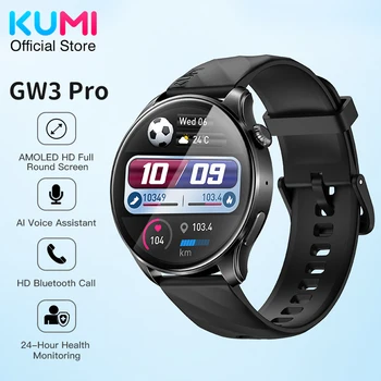 Maailman Ensi-ilta KUMI GW3-Pro Smartwatch 1.43
