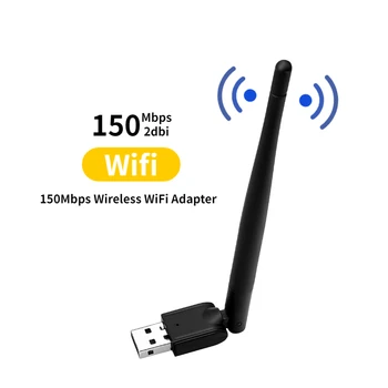 Mini-USB-WiFi-Sovitin 150Mbps 2,4 GHz: n Langaton verkkokortti MT-7601 Verkko-Kortti Wi-Fi-Vastaanotin PC Desktop-Kannettava tietokone