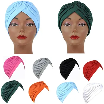 Mukava Muslimi Hijab Huivi Intian, Afrikan Pään Huivi Turbante Mujer Huivin Konepelti Trendikäs Mokka Turbaani Caps Naisten Hattu
