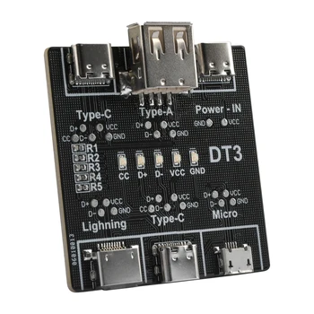 DT3 USB-Kaapelin Testeri datakaapeli Havaitseminen Hallituksen IOS-Android-Micro C-Tyypin oikosulku on-Off Kytkentä Testi Aluksella Työkalu