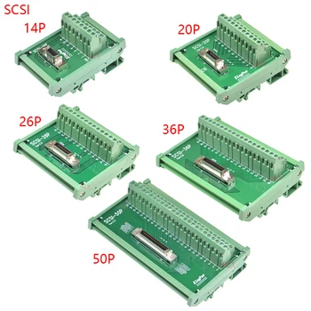 1KPL MDR Servo SCSI-Liitin 14/20/26/36/50 pin naaras-tulppa Estää Breakout Terminal Adapter Board SCSI14 SCSI20 SCSI26 SCSI50