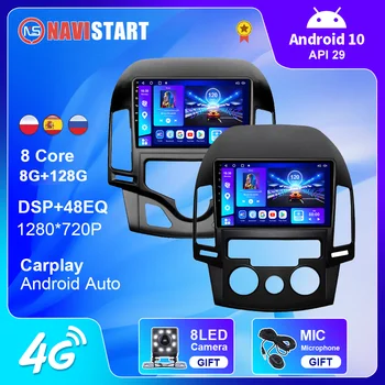 NAVISTART Android 10 autoradio varten Hyundai I30 2006-2011 Multimedia-Soitin Autoradio Ei ole Din-2, din Carplay Android Auto Ei ole DVD BT