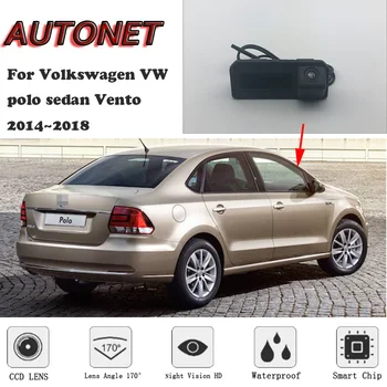 AUTONET Varmuuskopiointi peruutuskamera Volkswagen VW polo sedan Vento 2016 2017 2018 Runko Käsitellä Kamera pysäköinti HD yö visioin