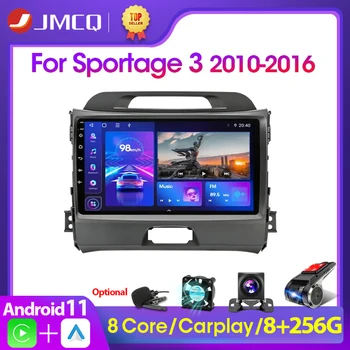JMCQ 2 Din Android-11 Auton Radio, Stereo Multimidia Video Player Navigation GPS KIA Sportage 3 2010 2011-2016 2din Pään Yksikkö
