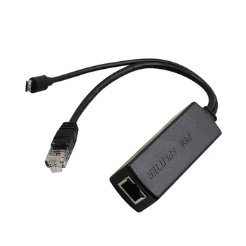 Gigabit POE-Splitter 10/100/1000Mbps 48V 5V 12V Micro USB/Type-C/DC Power Over Ethernet CISCO HUAWEI IP-Kamera
