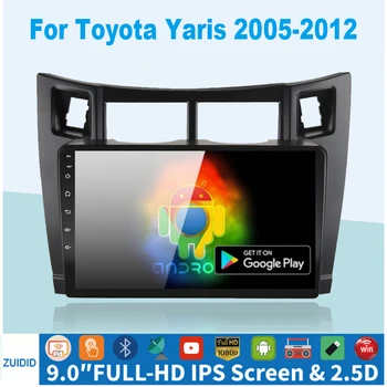 4G+64G 2 Din Carplay Auton Multimedia Soitin Toyota Yaris 2007 Radio Kojelauta Auton Radio 2005 - 2012 Android GPS-Navigaattori