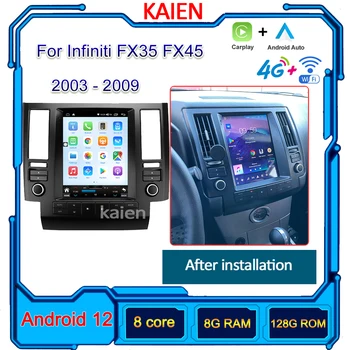 KAIEN Varten Infiniti FX35 FX45 FX 2003-2009 Auton Radio Android-12 Automaattinen Navigointi GPS: Stereo, Video-Soitin, DVD-Multimedia-4G-WIFI