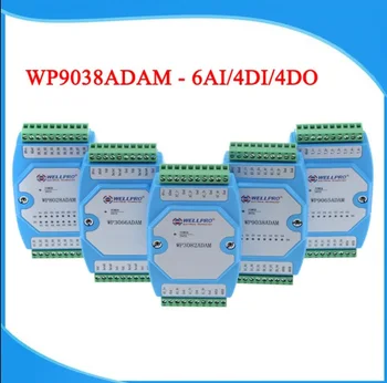 6AI 4DI 4DO 0-20MA 4-20MA input Digital input-ja output-moduuli RS485 MODBUS RTU viestintä WP9038ADAM WELLPRO