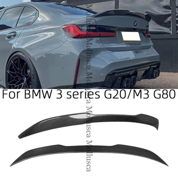 BMW 3-Sarjan G20 G28&M3 G80 DA/PSM/MP Tyyli Hiilikuitu Takaspoileri, Takaluukun siipi 2018-2023