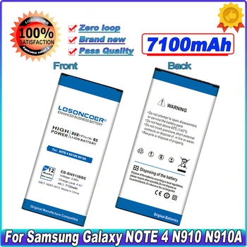 7100mAh EB-BN910BBU EB-BN910BBE NFC Akku Samsung Note 4 Akun Huom4 NFC N910H N910A N910C N910F N910W N910P N910T N910X