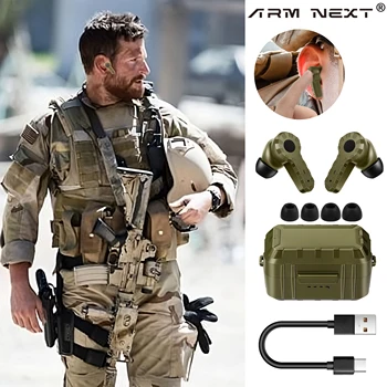 Uusi ARM SEURAAVA sotilaallinen sähköisen ammunta pickup melun vähentäminen kuulokkeet / sotilaallinen taktinen korvatulppia kuulon suojaus