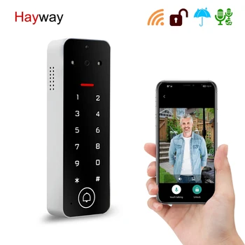 Hayway Tuya Video Ovikello Home Video Intercom Doorphone Langaton Kamera Tuki Yksi-avain Avaa HD-Night Vision RFID-Lukituksen