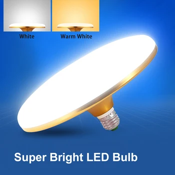 Lämmin Valkoinen LED-Lamppu UFO Lamppu Bombilla E27 Valot 15W 20W 30W 40W 50W 60W Tri-proof Lampada Spotlight-Koti keittiö Valaistus 220V