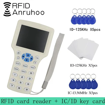 Englanti 10 IC/ID Taajuuden RFID-Access Control Tag Reader NFC-Salaus-Kortti Kirjailija UID Siru Kopiokone Smart Key Kopiokone