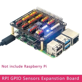 SHCHV Raspberry Pi 4 GPIO-Anturit Expansion Board AD/DA-muunnosta Laajennus Aluksella Vadelma Pi 4B/3A/3B+