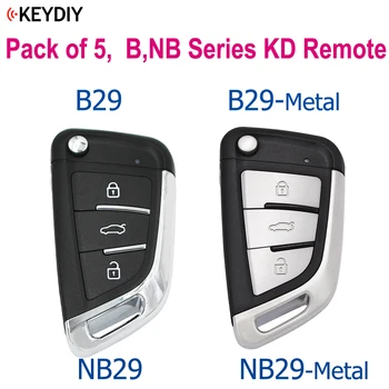 KEYDIY KD B NB-Sarja B29 B29-Metalli NB29 NB29-Metalli Universal-Kauko-Auton Avain KD900 KD-MAX URG200 KD-X2 5 Kpl