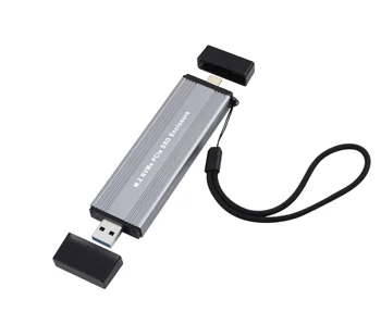 USB-C 3.1 M. 2 NVMe SSD-Tapauksessa Kotelo NGFF SATA-kiintolevyn Adapteri M. 2 NVME SATA SSD Kotelo, Työkalu-Ilmainen
