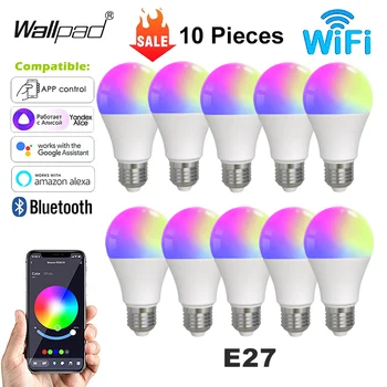 Tuya E27 Led Valot, Lamppu RGB-CCT Beacon Led-Lamppu Alexa Smart-Lamppu Himmennin Bluetooth Google Assistant-Älykäs Koti Sisustus