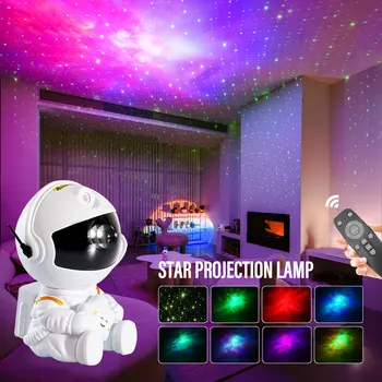 2022NEW Astronautti Projektori Tähtitaivas Galaxy Tähteä Projektorin Yön Valo LED-Lamppu Makuuhuone Huoneen Sisustus Koriste-Yövalot