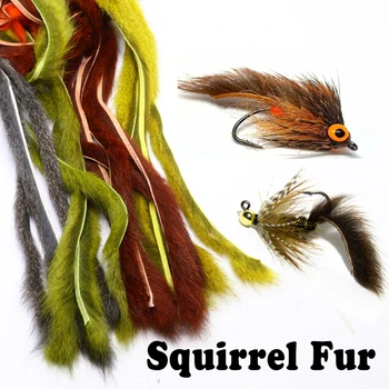 Royal Sissi 1whole pehmeä iho pine squirrel zonkers 2-3mm mikro orava turkis nauhat lentää sitominen matukas zonkers&streamer kärpäsiä