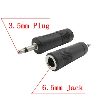1/2/5kpl 3.5 mm Uros-6.35 mm Jack Naisten Mono Audio Converter Plug Liitin 3.5-6.35 Socket Kuuloke-Mikrofoni-Sovitin