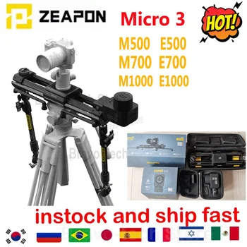 ZEAPON Mikro 3 E500 E700 E1000 M500 M700 M1000 Moottoroitu Liukusäädintä DSLR Kamera Video Kaksinkertainen Etäisyys Kannettava Liukusäädintä PS-E1 PD-E1