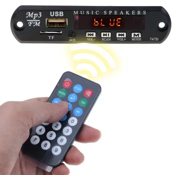Auto Audio-vahvistin, Bluetooth MP3-Dekooderi Hallituksen moduuli, mp3-soitin stero Musiikki kaiutin TF AUX USB FM-Radio, WMA, SD ilmainen toimitus