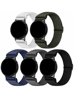 5kpl/Pakkaus universal 20mm 22mm Nylon Hihna Samsung Galaxy Katsella 5/5 pro/katso 4 40mm44mm/Urheilu Elastinen Smart Watch Bändit