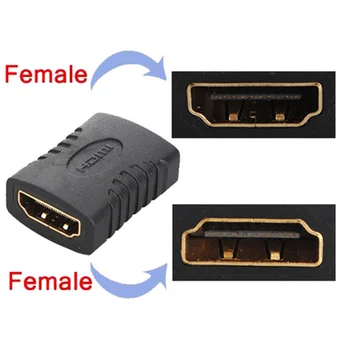 HDMI Extender 4K HDMI 2.0-naaras-Naaras Liittimen jatkokaapeli-Sovittimen Liitin PS4/3 TV-Kytkin HDMI-Extender