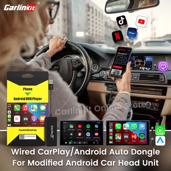 CarlinKit Apple Carplay-Sovitin USB-Android Auto Mirrorlink Varten Asenna Android-Järjestelmä Airplay-Navigointi-Soitin Smart Link-Laatikko