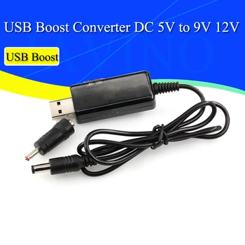 USB Boost-Muunnin DC 5V 9V 12V USB-Step-up-Muunnin Kaapeli + 3.5x1.35mm Connecter virtalähde/Laturi/virtakaapeli
