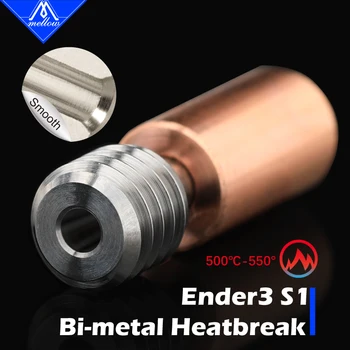 Täyteläinen Kaikki Metalli Titaani & CopperBi-metalli Ender3 S1 Tcrazy Heatbreak Päivittää Ender3 S1 3D-Tulostin