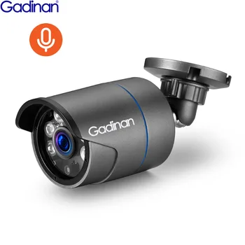 Gadinan 4MP 3MP 1080P 2.0 MEGAPIKSELIN H. 265+ Turvallisuus Kasvot Vertailu CCTV Audio-Ääni Mikrofoni Ulkouima-Bullet-IP-Kamera 48V POE-XMEYE