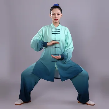 Kung Fu Tai Chi Vaatteet Martial Arts Vaatteita Wushu Taijiquan Yhtenäinen Wing Chun Monivärinen 2022 Kaltevuus Hengittävä