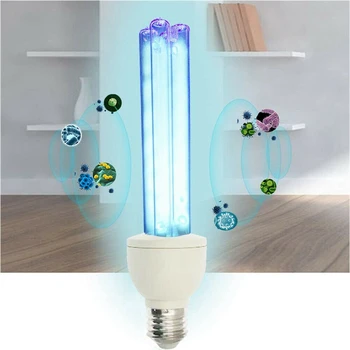 E27 UV UV-Valo Putki-Lamppu Desinfiointi Lamppu Germisidinen Lamppu Lamppu 15W Otsonikerrosta UV-Lamppu 220V
