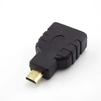 1/2/5kpl Micro HDMI-yhteensopiva Uros-Naaras Adapteri Tyyppi D-HD-Liitin Converter Adapter for Xbox 360, PS3 HDTV-L19 -