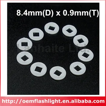 3535 LED-Tiivisteet varten 7mm Heijastin Reikä 8,4 mm(D) x 0,9 mm(T) (10 kpl)